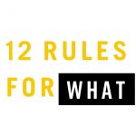 "12 Rules for What", playing on Jordan Peterson logo